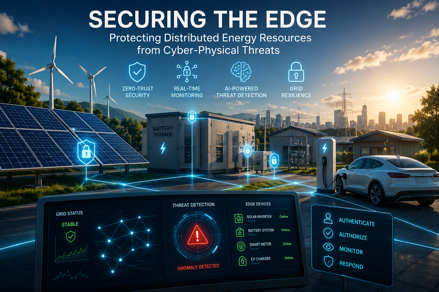 Securing the Edge: Protecting Distributed Energy Resources from Cyber-Physical Threats