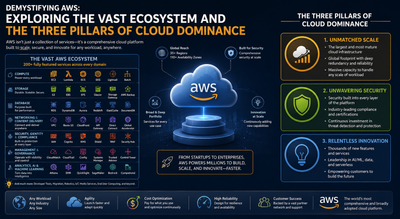 Demystifying AWS: Exploring the Vast Ecosystem and the Three Pillars of Cloud Dominance