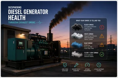 Deciphering Diesel Generator Health Through Exhaust Smoke