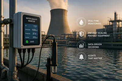Real-time Water Quality Monitoring: Your Best Defense Against Cooling Tower Scaling