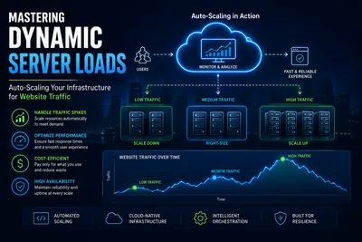 Mastering Dynamic Server Loads: Auto-Scaling Your Infrastructure for Website Traffic