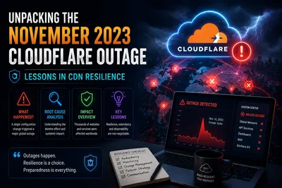 Unpacking the November 2023 Cloudflare Outage: Lessons in CDN Resilience