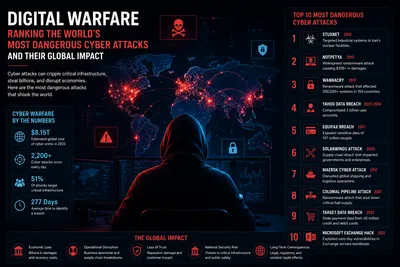 Digital Warfare: Ranking the World’s Most Dangerous Cyber Attacks and Their Global Impact