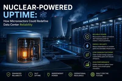 Nuclear-Powered Uptime — How Microreactors Could Redefine Data Center Reliability