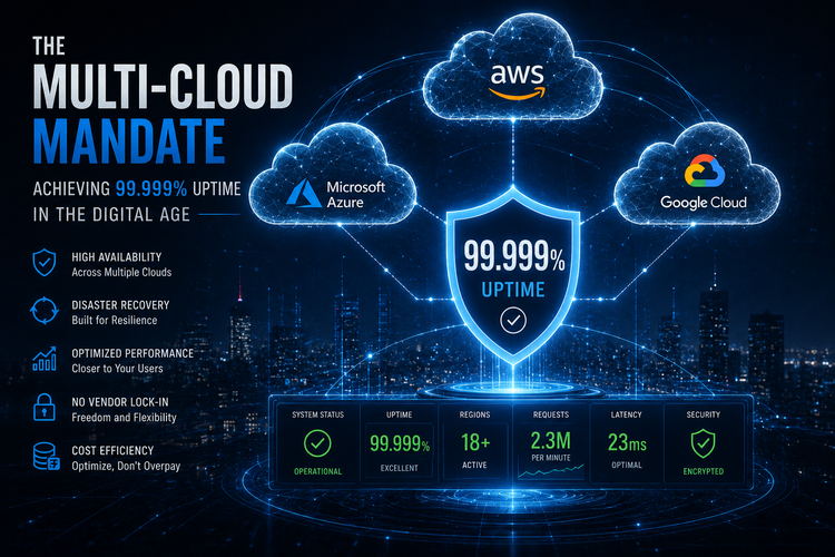 The Multi-Cloud Mandate: Achieving 99.999% Uptime in the Digital Age