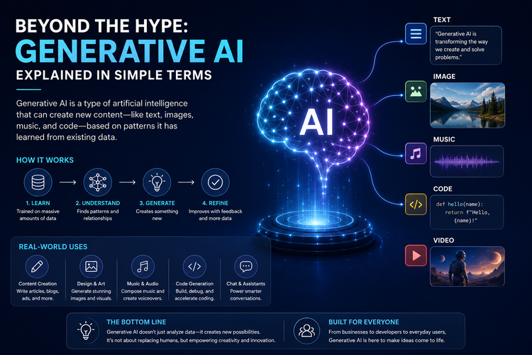 Beyond the Hype: Generative AI Explained in Simple Terms
