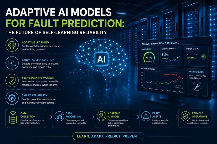 Adaptive AI Models for Fault Prediction — The Future of Self-Learning Reliability