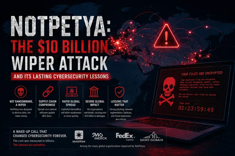 NotPetya: Unpacking the $10 Billion Wiper Attack and Its Lasting Cybersecurity Lessons
