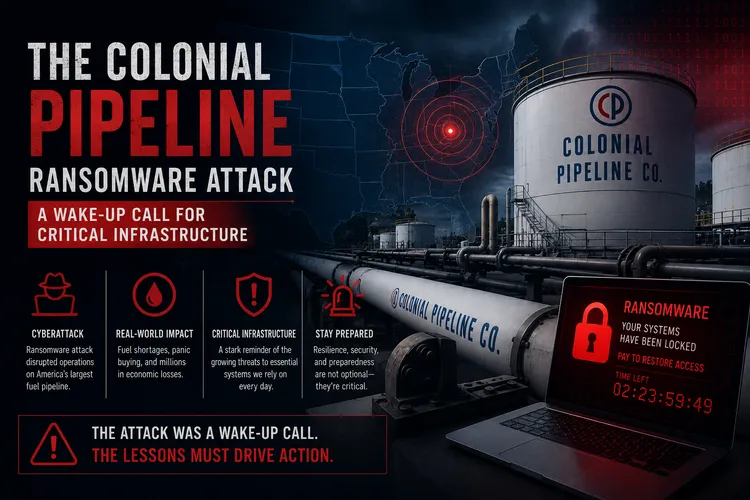 The Colonial Pipeline Ransomware Attack: A Wake-Up Call for Critical Infrastructure