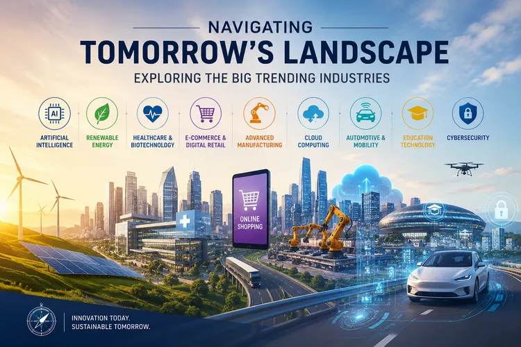 Navigating Tomorrow's Landscape: Exploring the Big Trending Industries