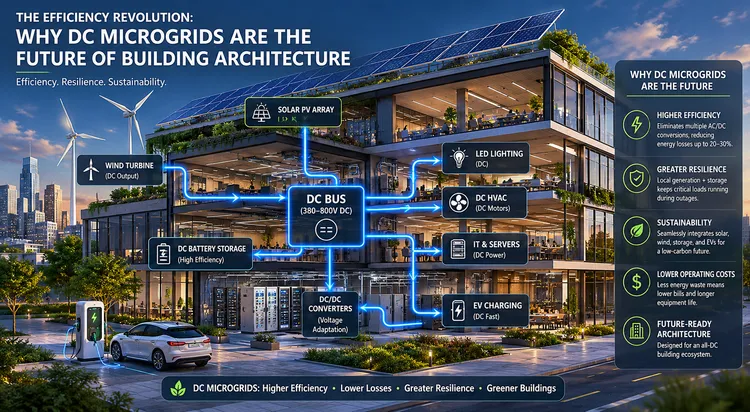The Efficiency Revolution: Why DC Microgrids are the Future of Building Architecture