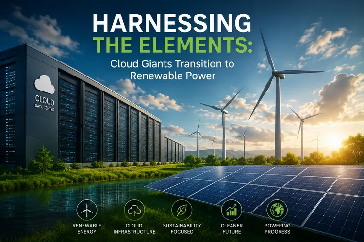 Harnessing the Elements: Cloud Giants' Transition to Renewable Power