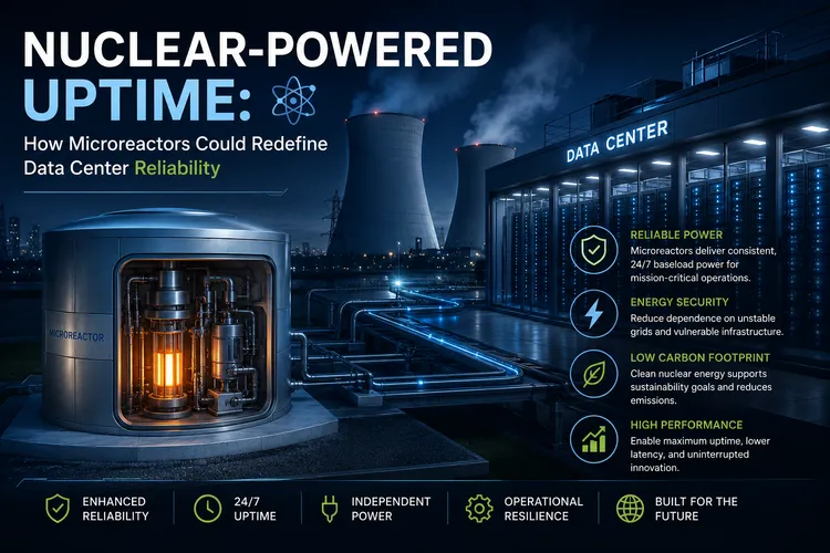 Nuclear-Powered Uptime — How Microreactors Could Redefine Data Center Reliability